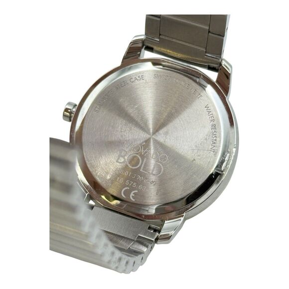 Movado Bold Women\'s Two-Tone Stainless Steel Watch 32mm -3600592 - New battery main image 8
